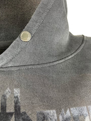 see no evil double sleeved vintage grey hoody