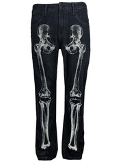 Xray solid black kicker denim