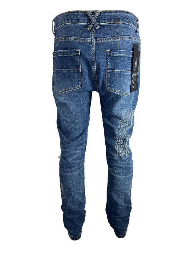 davinci vintage blue skinny denim