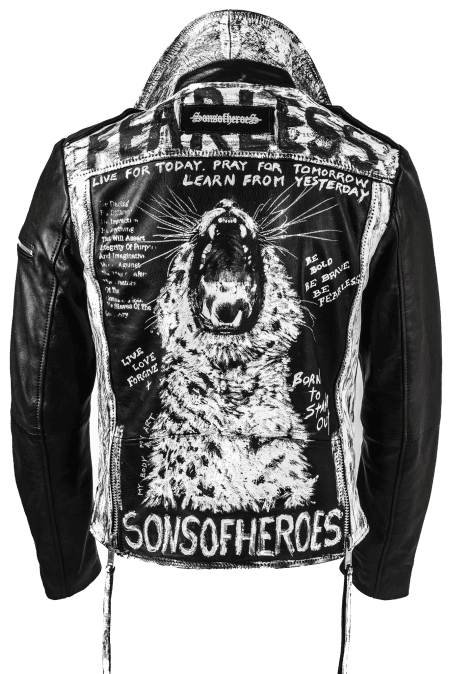 Hand Painted Collection -Fearless biker