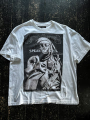 speak no evil vintage t - white