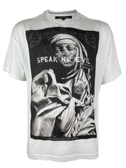 garment dye speak no evil vintage t - vintage black