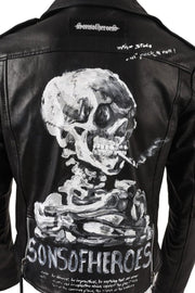 Hand Painted Collection -Who Stole our Rock n Roll biker
