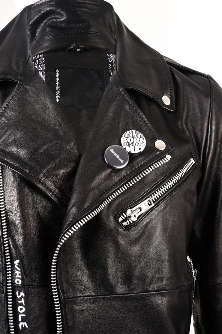 Hand Painted Collection -Who Stole our Rock n Roll biker